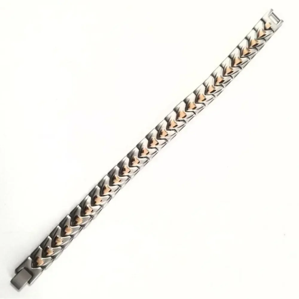 Stainless steel magnetic bracelet‎ 8.5 inches